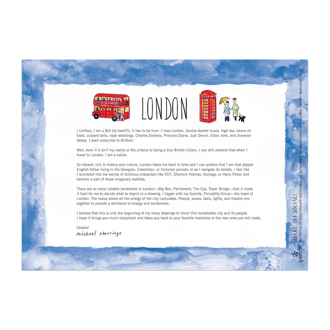 London By Michael Storrings 1000 Piece Jigsaw Puzzle