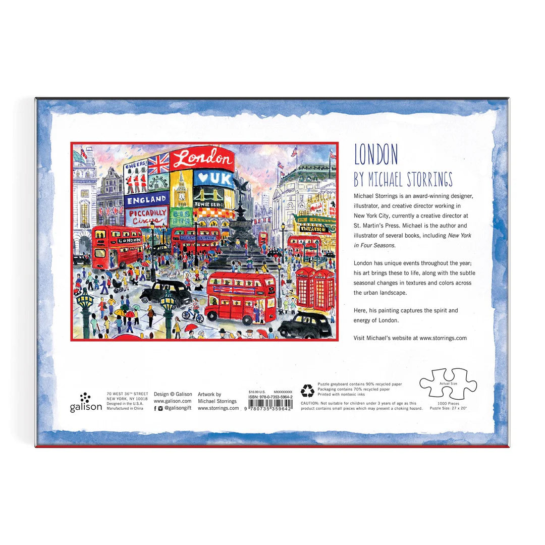 London By Michael Storrings 1000 Piece Jigsaw Puzzle