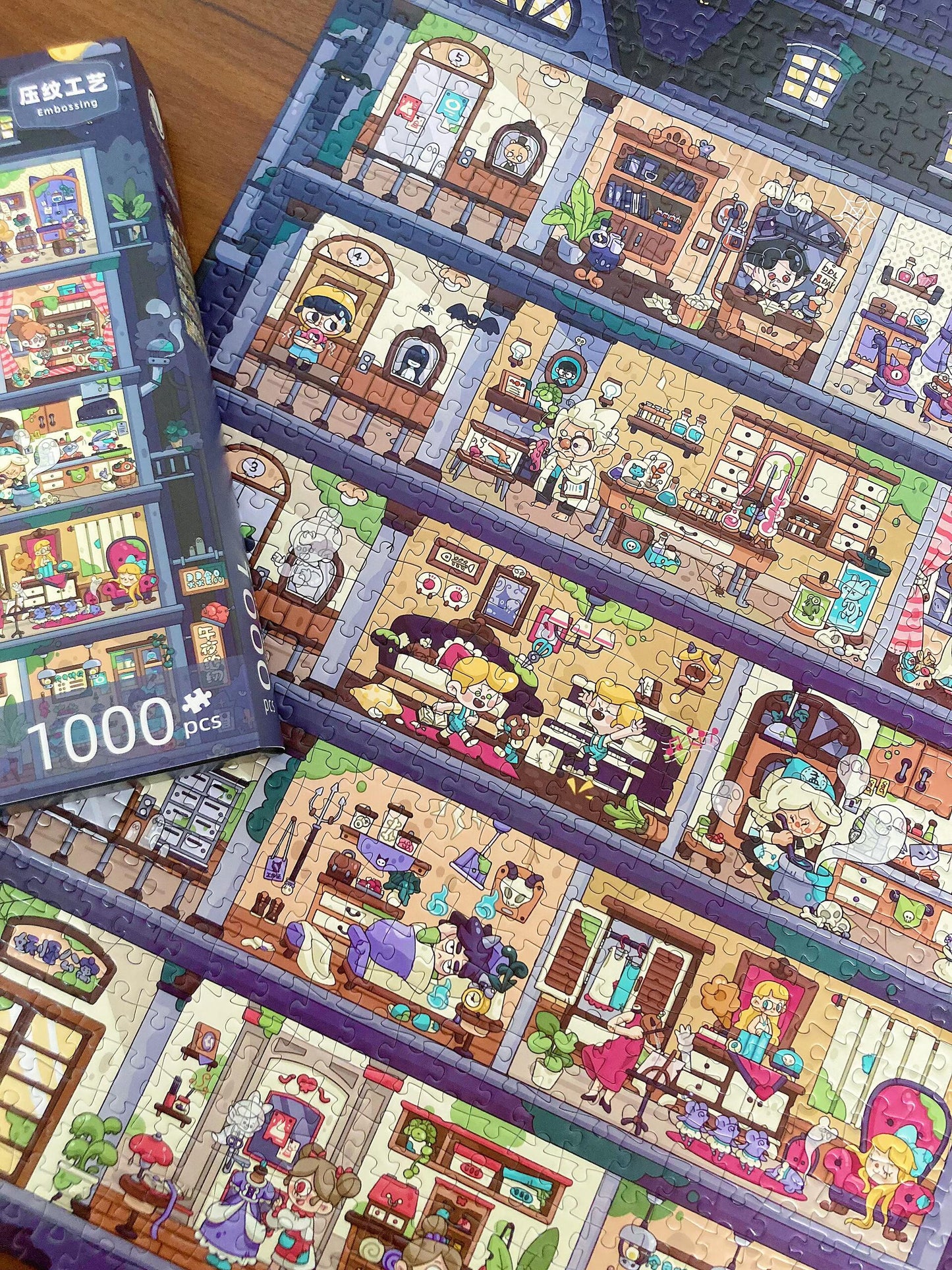 Gill & Lill Weird Apartment 1000 Piece Puzzle Gill & Lill