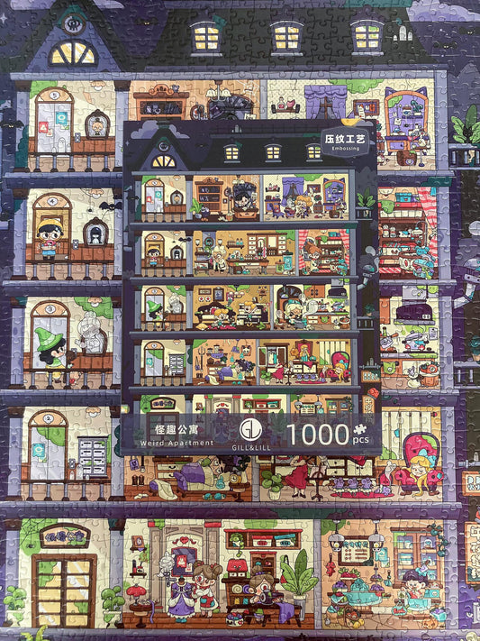 Gill & Lill Weird Apartment 1000 Piece Puzzle Gill & Lill