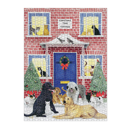 Christmas Cottage 1000 Piece Jigsaw Puzzle