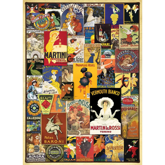 Vintage Posters 1000 Piece Puzzle
