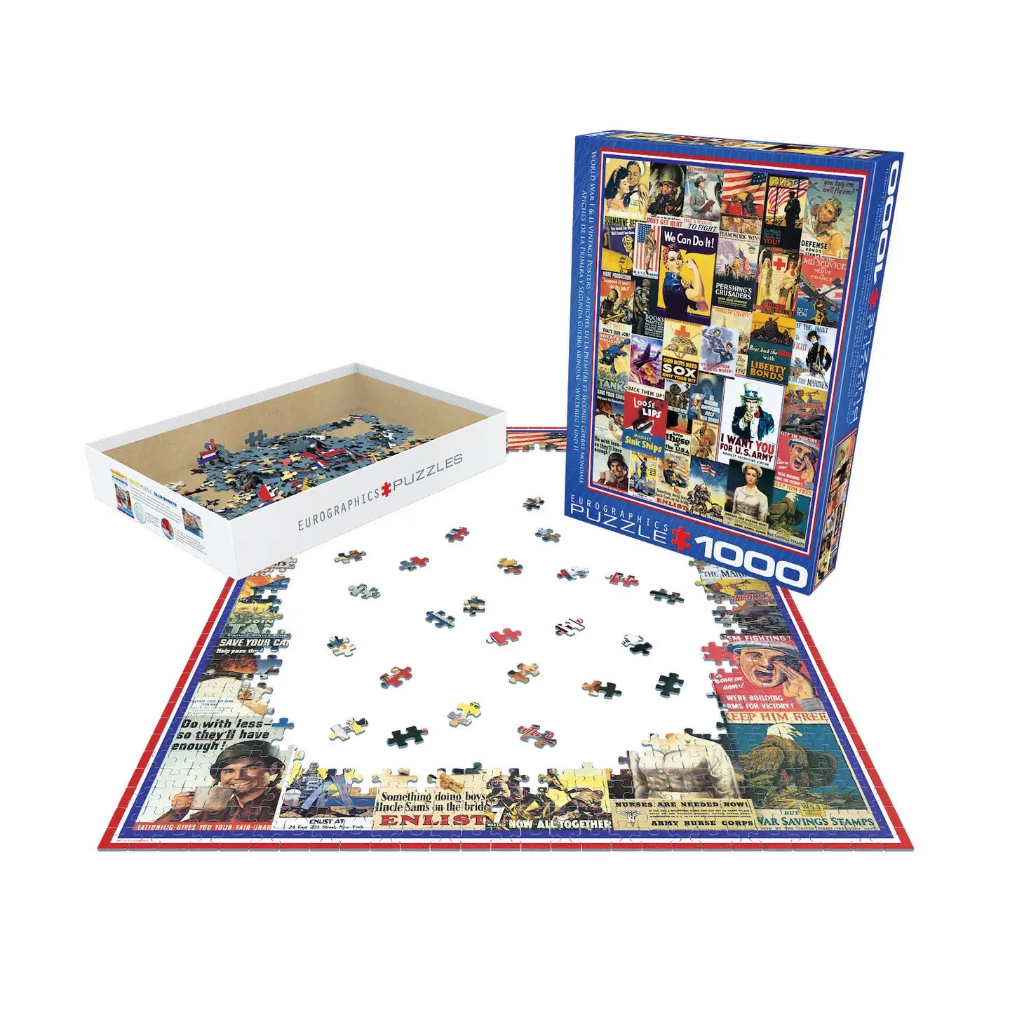 World War I & Ii Vintage Posters 1000 Piece Puzzle