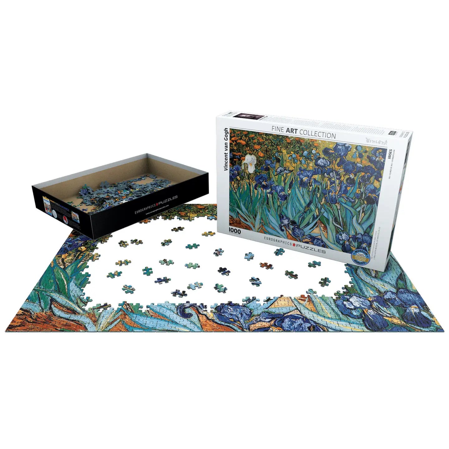 Irises 1000 Piece Puzzle