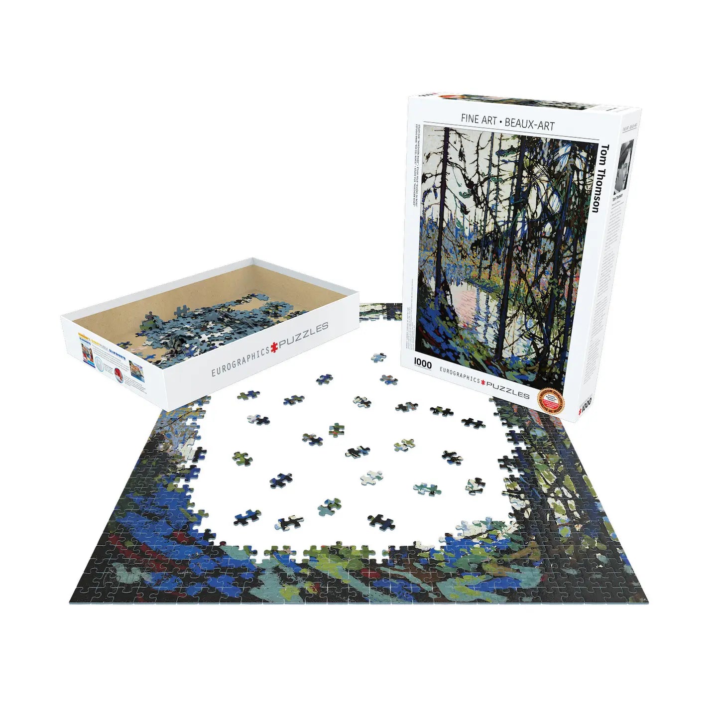 Study For Northern River 1000 Piece Puzzle