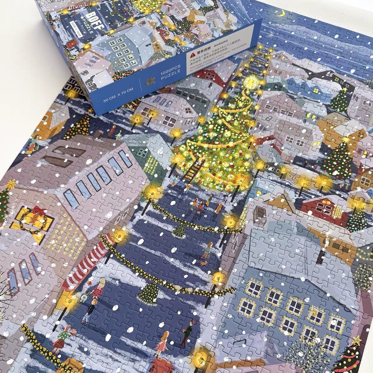 BOFF Christmas Town 1000 Piece Jigsaw Puzzle BOFF