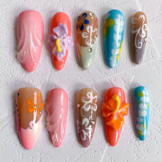 Dreamy Garden Press-on Nails V Boutique Studio