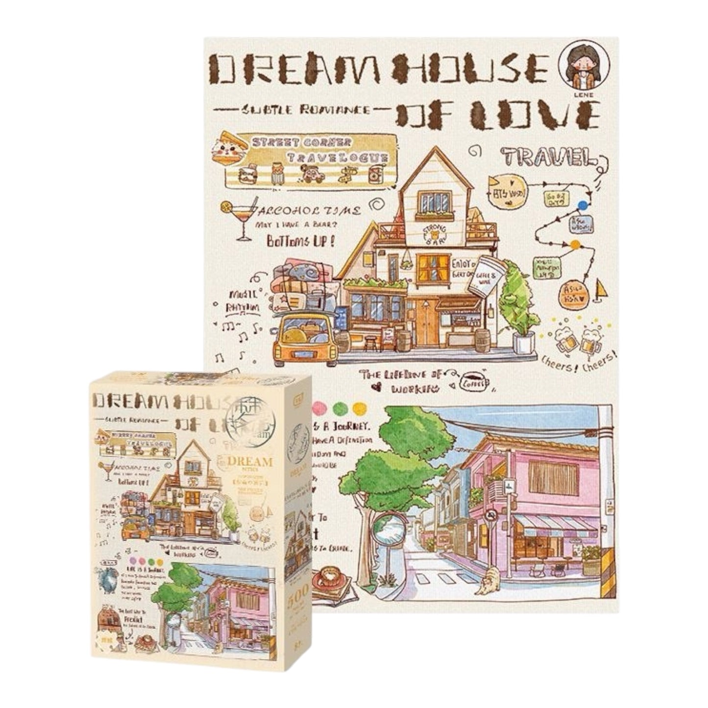 Gubu Sweet Escape 500 Piece Jigsaw Puzzle Gubu