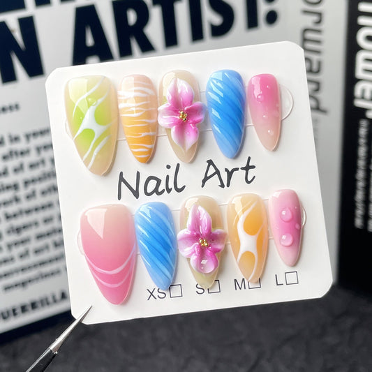 Candy Bloom Press-on Nails V Boutique Studio