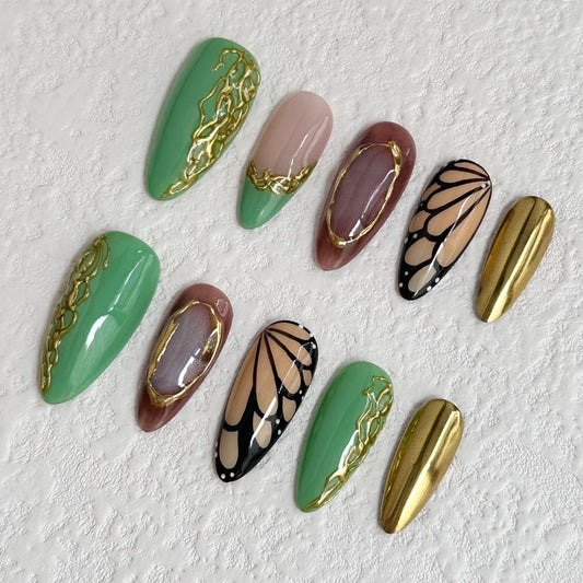 Nature's Embrace Press-on Nails V Boutique Studio
