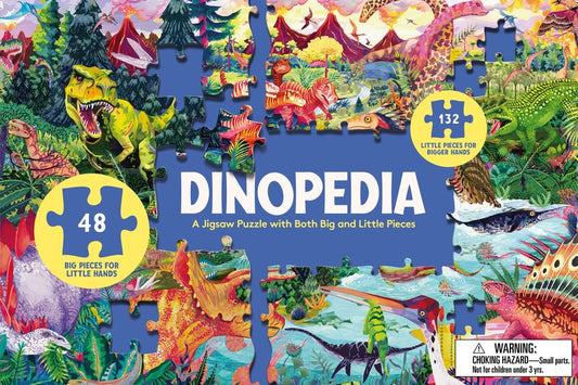 Dinopedia 180-Piece Jigsaw Puzzle