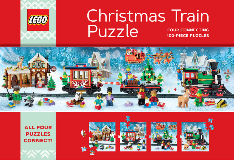 LEGO Christmas Train 100 Piece Puzzle