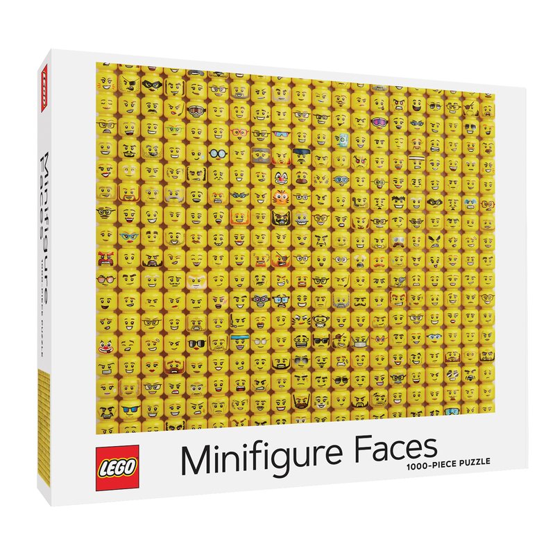 LEGO Minifigure Faces 1000 Piece Puzzle