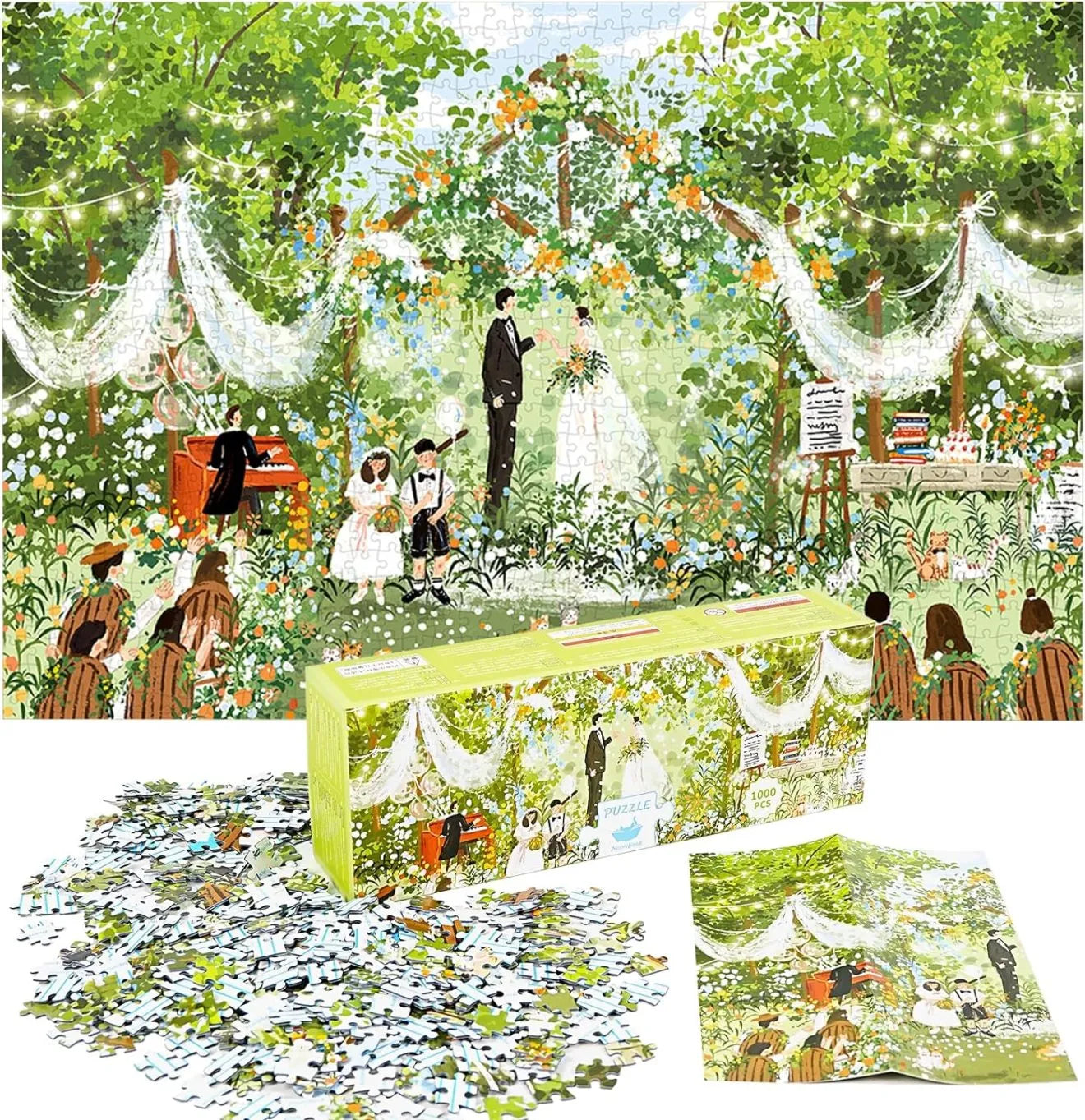 Forest Wedding 1000 Piece Jigsaw Puzzle