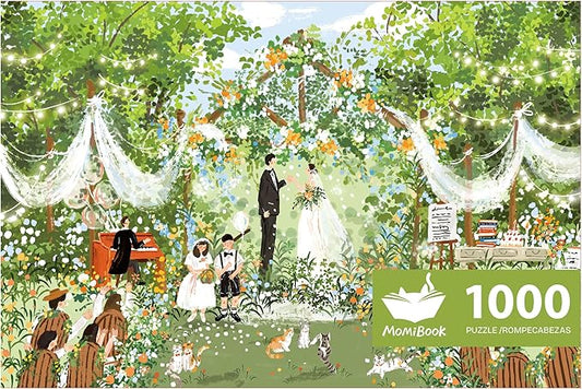 Forest Wedding 1000 Piece Jigsaw Puzzle Momibook