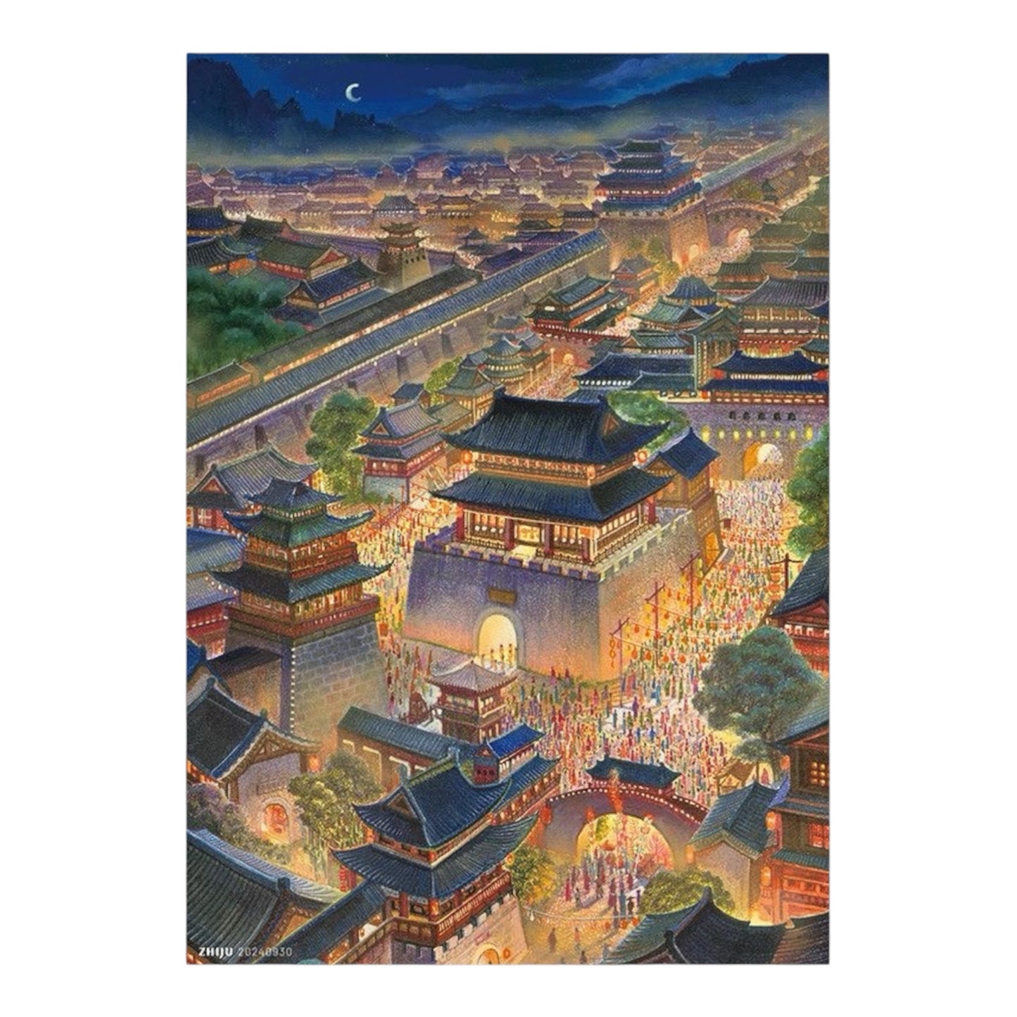 Dreams of Splendor of the Eastern Capital 500 Piece Jigsaw Puzzle ZHIJU