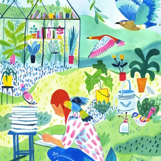 Reading in the Garden 500 Piece Puzzle