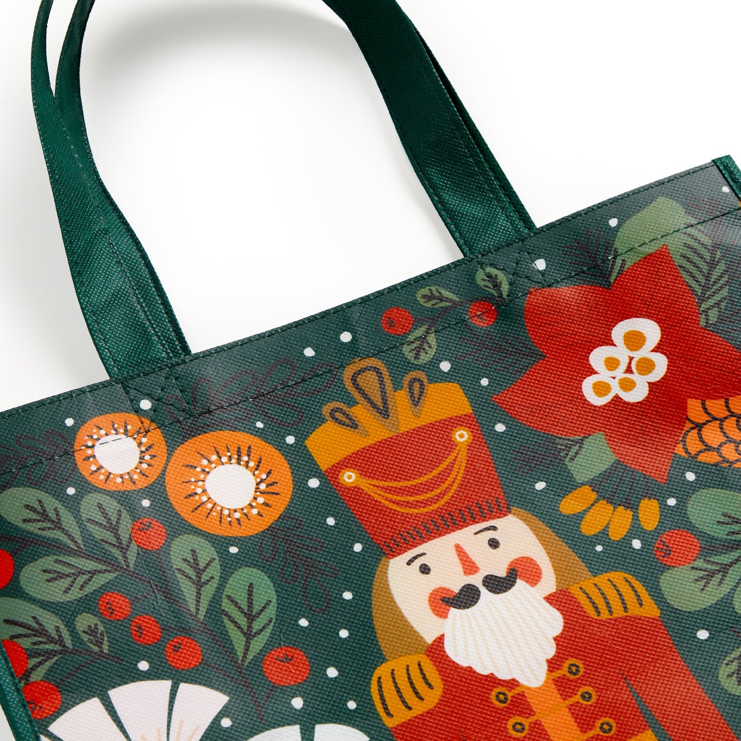 Merry Nutcracker Reusable Shopping Bag