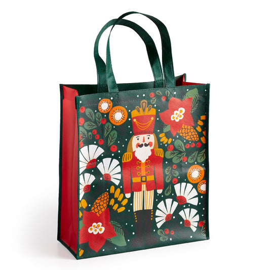 Merry Nutcracker Reusable Shopping Bag