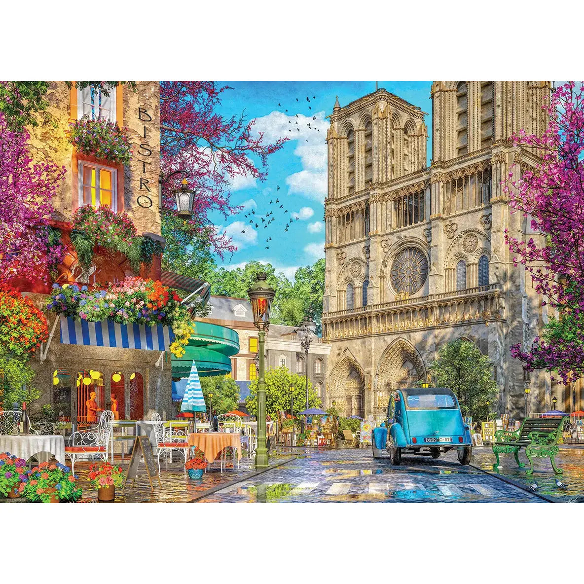 Notre Dame Afternoon 1000 Piece Puzzle