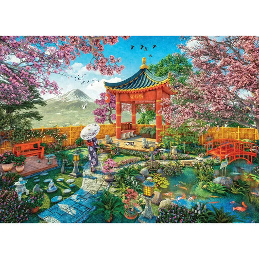 Japanese Spring Garden 1000 Piece Puzzle