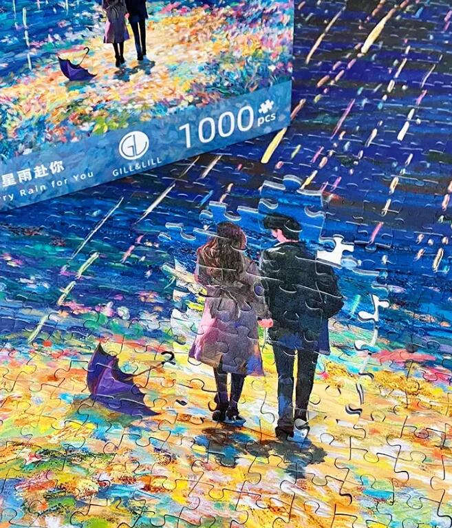GILL&LILL Starry Rain for You 1000 Piece Puzzle Gill & Lill