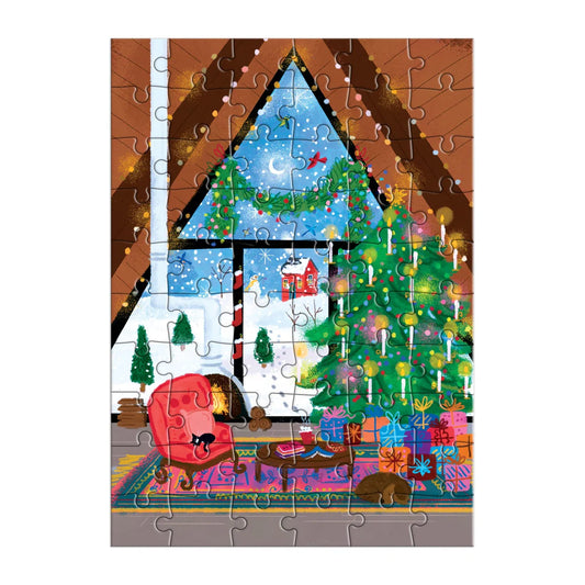 Joy Laforme Cozy Cabin Greeting Card Puzzle