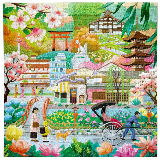 Seasons In Kyoto 1000 Piece Puzzle