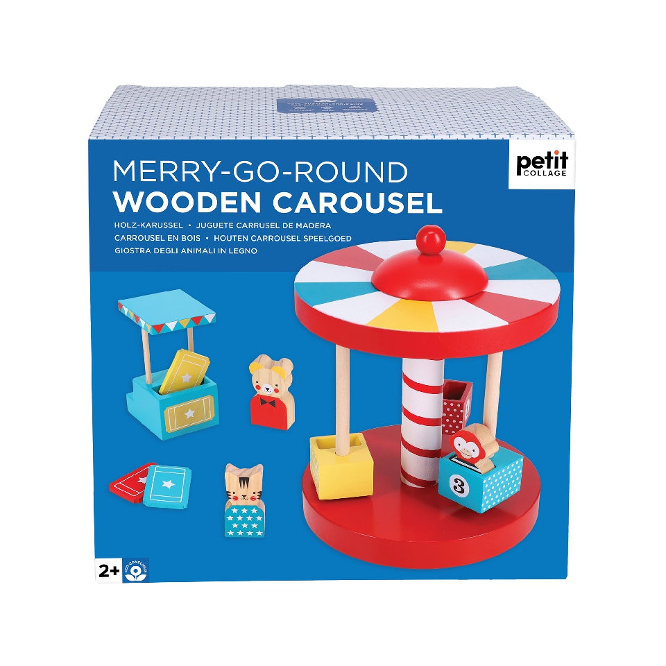 Merry-Go-Round Wooden Carousel