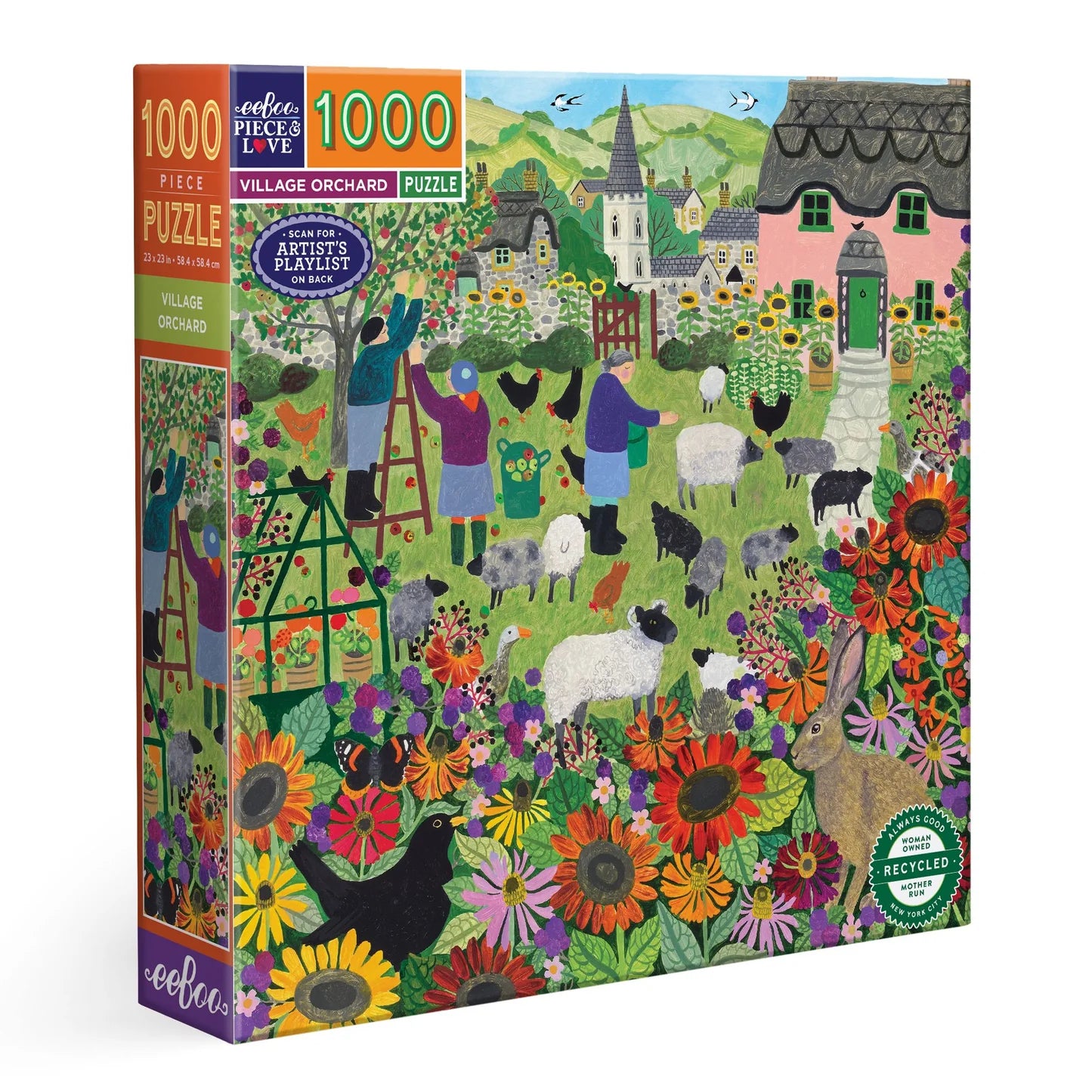 Village Orchard 1000 Piece Puzzle