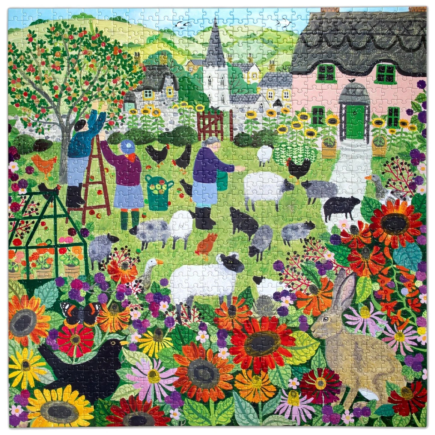 Village Orchard 1000 Piece Puzzle