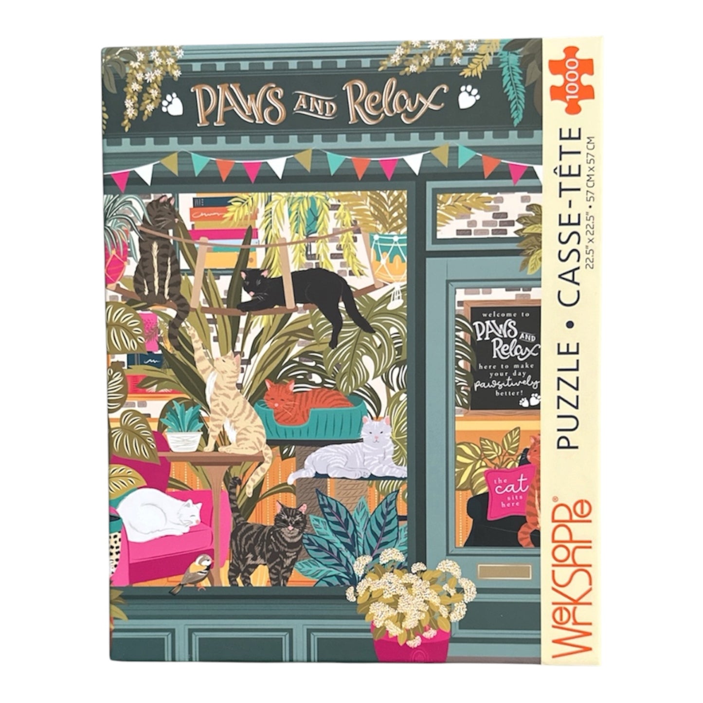 WerkShoppe Paws and Relax 1000 Piece Puzzle WerkShoppe