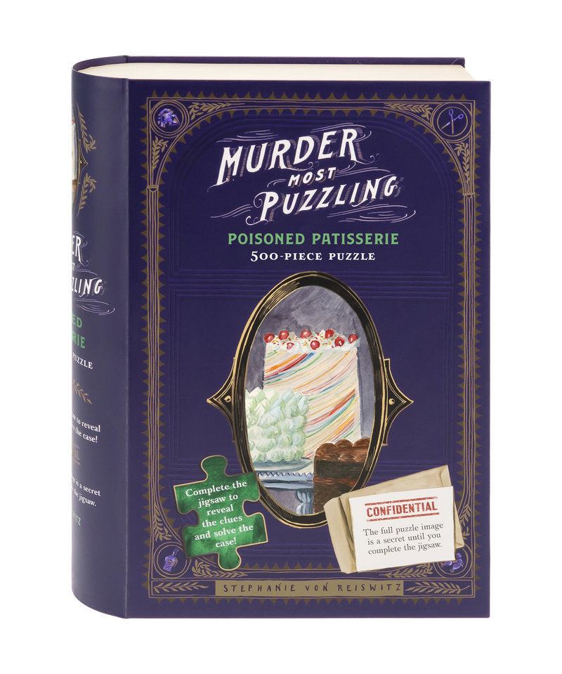 Murder Most Puzzling Poisoned Patisserie 500 Piece Puzzle Chronicle Books