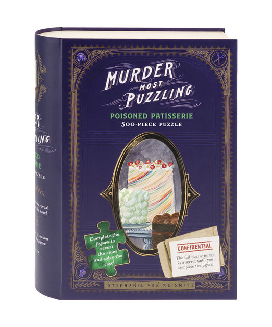 Murder Most Puzzling Poisoned Patisserie 500 Piece Puzzle Chronicle Books