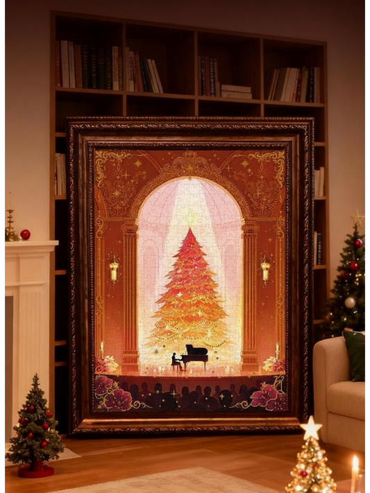 Snowfall Carol 500 Piece Puzzle