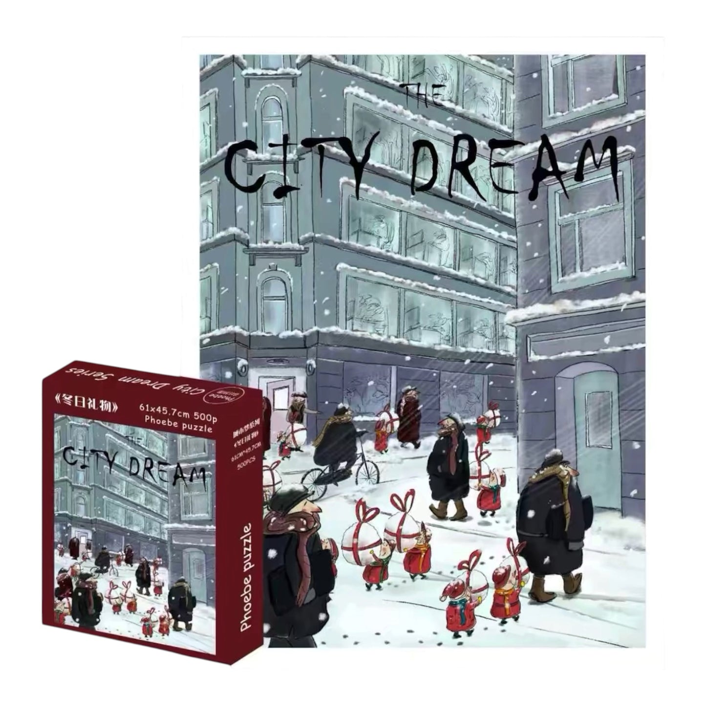 Phoebe Puzzle Winter Gifts 500 Piece Jigsaw Puzzle Phoebe Puzzle