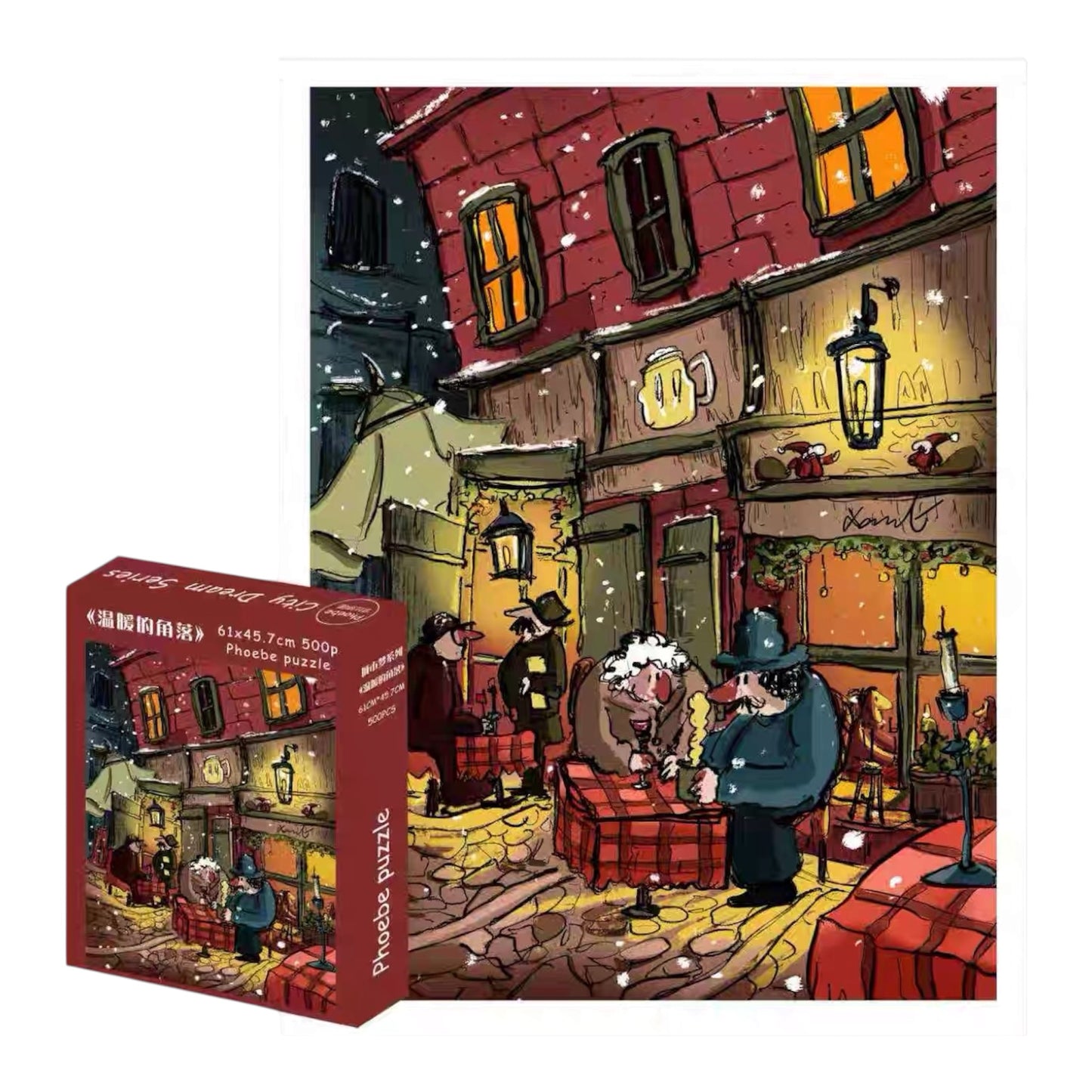 Phoebe Puzzle Cozy Corner 500 Pieces Jigsaw Puzzle Phoebe Puzzle