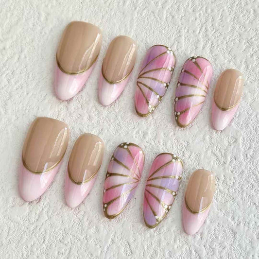 Butterfly Elegance Press-on Nails V Boutique Studio