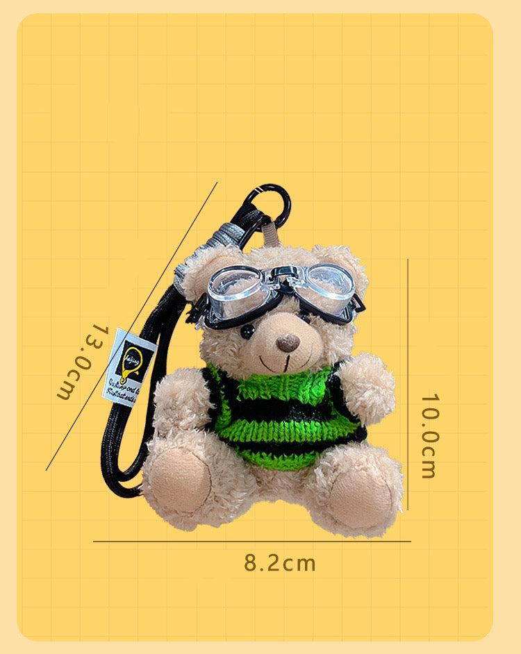 Cute Couple Bear Keychain V Boutique Studio