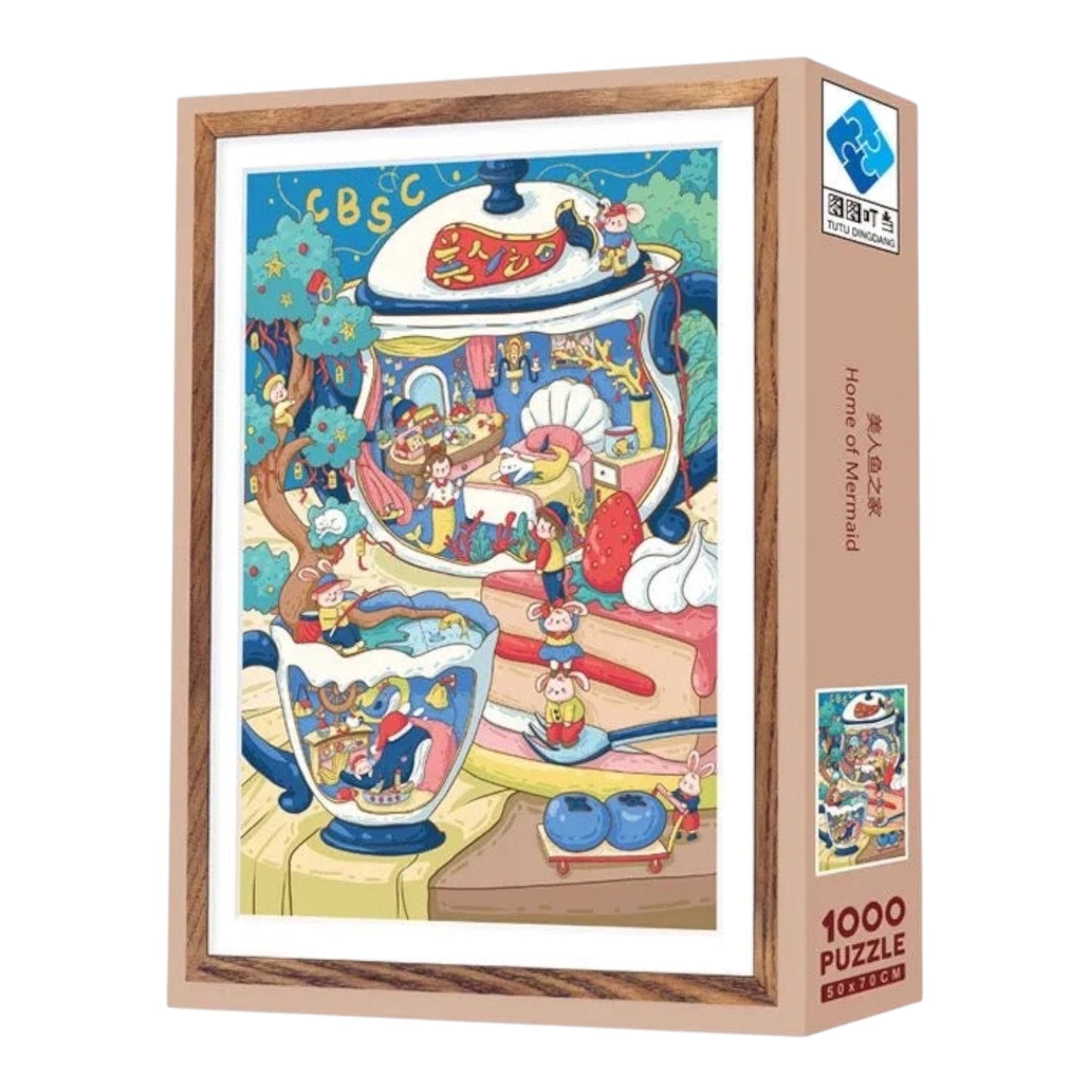 Home of Mermaid 1000 Piece Jigsaw Puzzle Tutu Dingdang