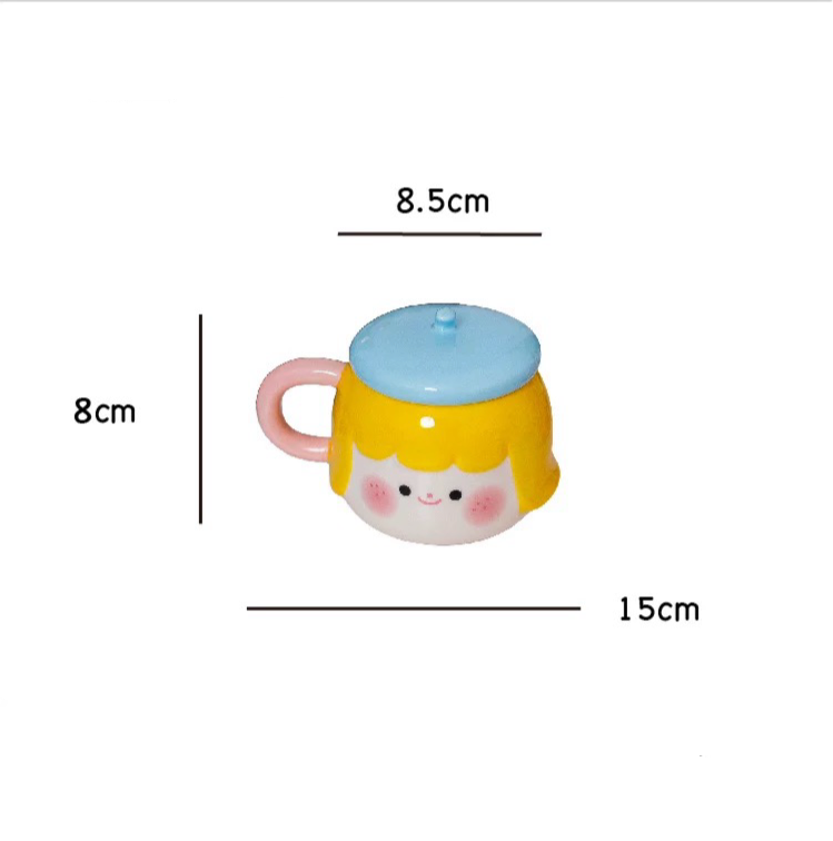 Beret Girl Ceramic Mug V Boutique Studio