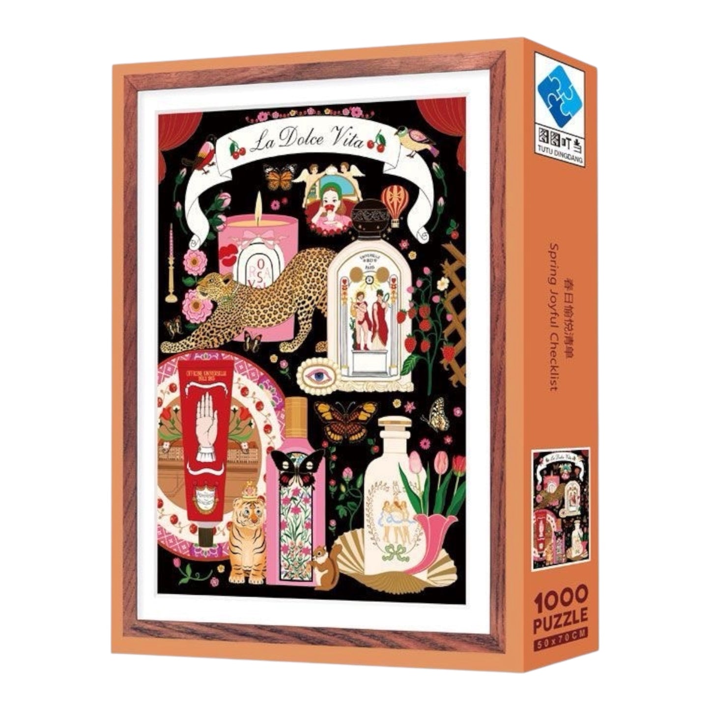 Spring Joyful Checklist 1000 Piece Jigsaw Puzzle Tutu Dingdang