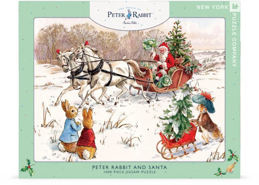 Peter Rabbit and Santa 1000 Piece Jigsaw Puzzle