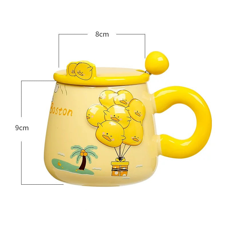 Lovely Cartoon Ceramic Mug V Boutique Studio