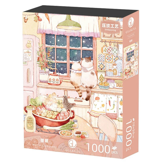 Gill & Lill Warm Company 1000 Piece Jigsaw Puzzle Gill & Lill