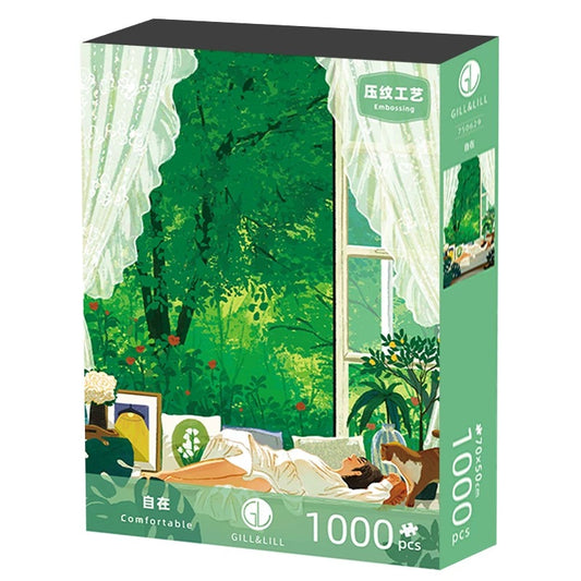 Gill & Lill Comfortable 1000 Piece Jigsaw Puzzle Gill & Lill