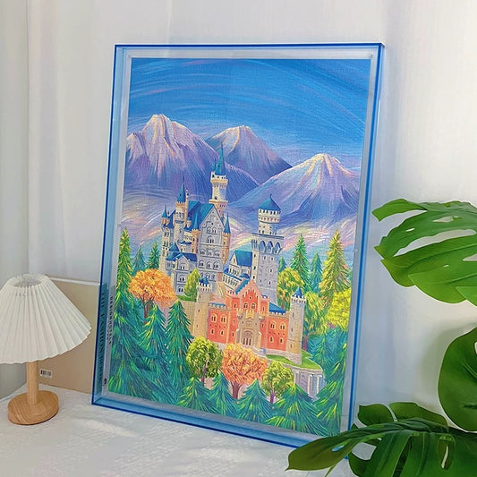 Gill & Lill New Swan Stone Castle 1000 Piece Jigsaw Puzzle