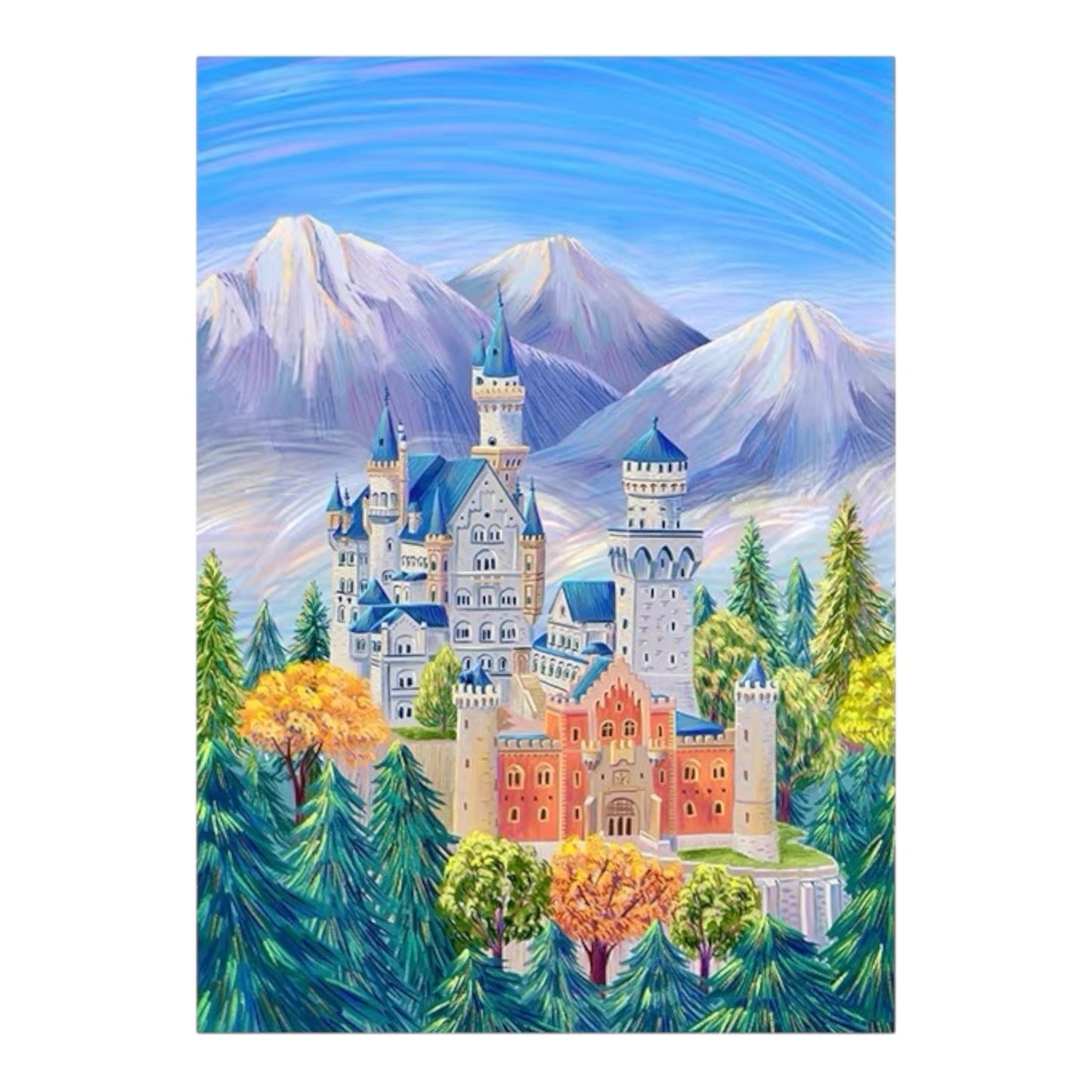 Gill & Lill New Swan Stone Castle 1000 Piece Jigsaw Puzzle