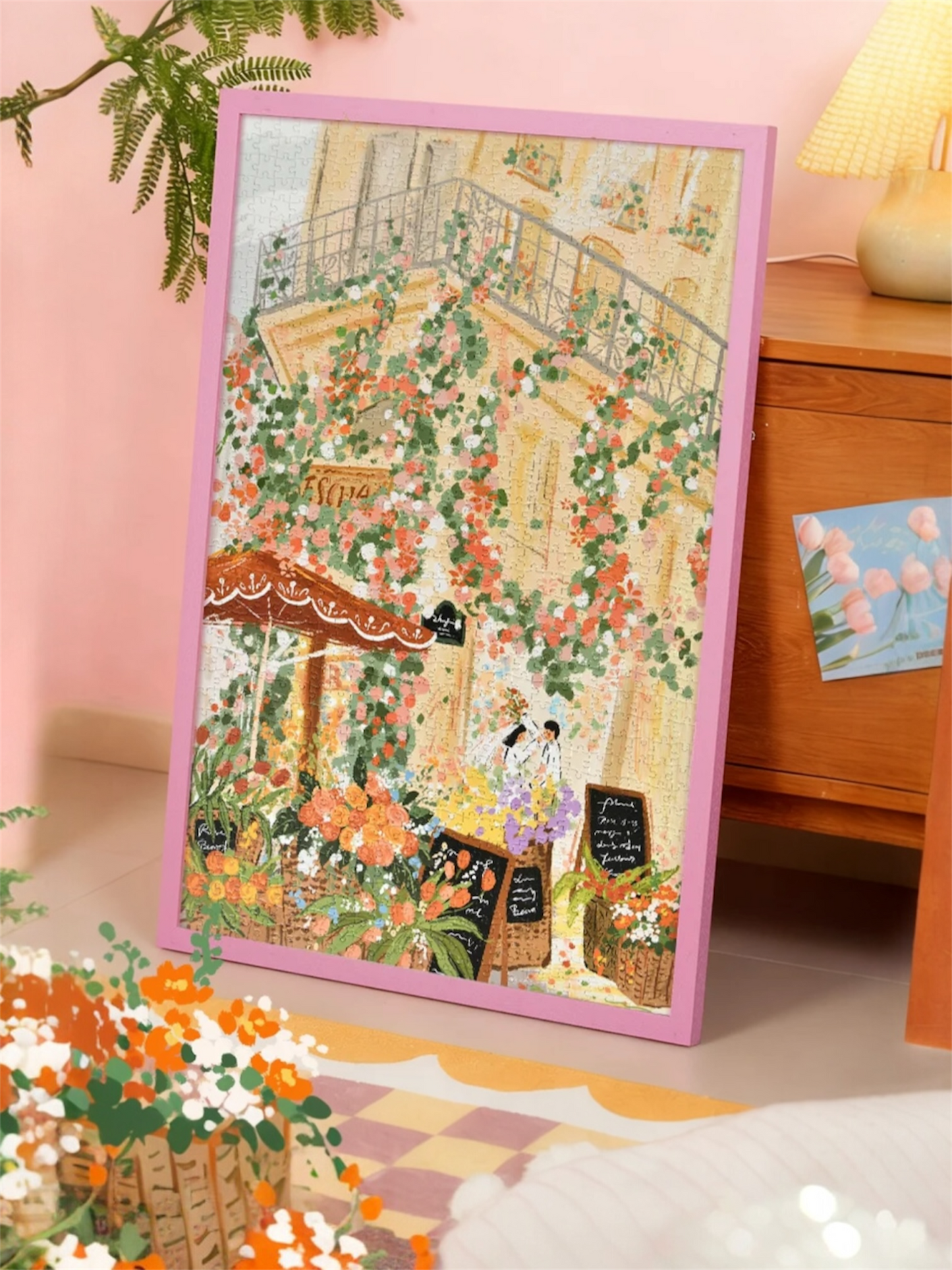 Momibook Flower Shop 1000 Piece Jigsaw Puzzle Momibook