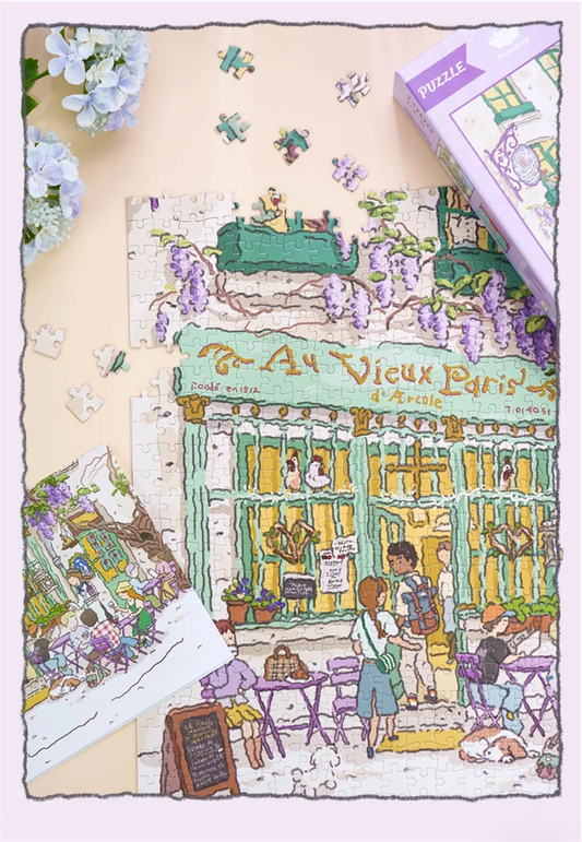 Momibook Holiday Morning 1000 Piece Jigsaw Puzzle